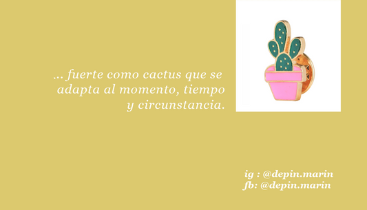 Pin Cactus en Maceta Rosa