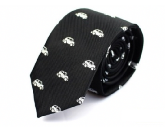 Corbata Carritos Blancos Halara Unitalla